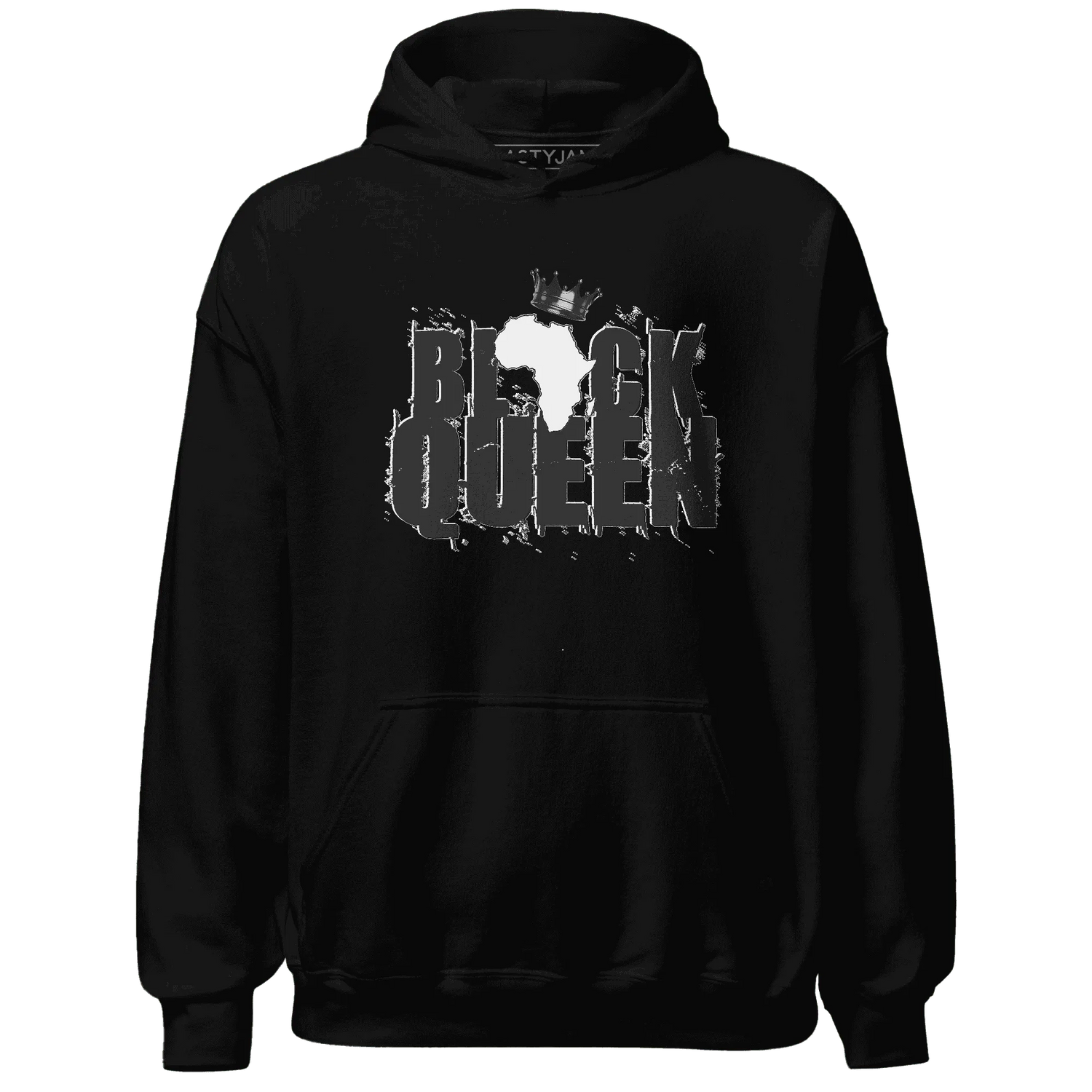 White-Thunder-4s-Hoodie-Match-Black-Queen-Crown