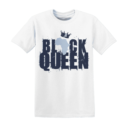 White-Navy-6s-T-Shirt-Match-Black-Queen-Crown