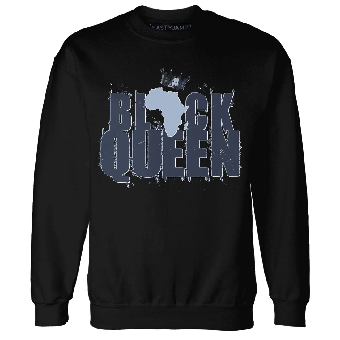 White-Navy-6s-Sweatshirt-Match-Black-Queen-Crown
