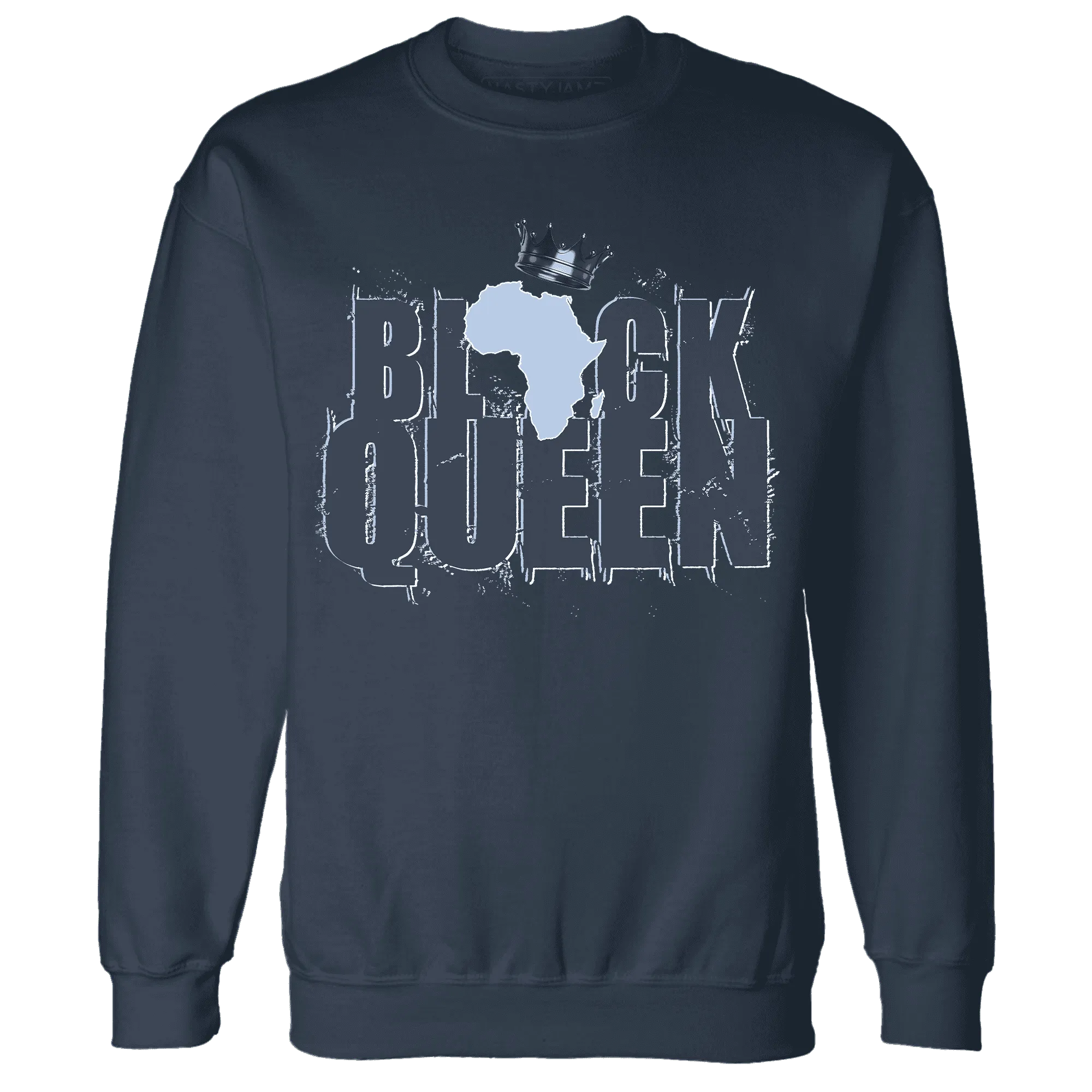 White-Navy-6s-Sweatshirt-Match-Black-Queen-Crown