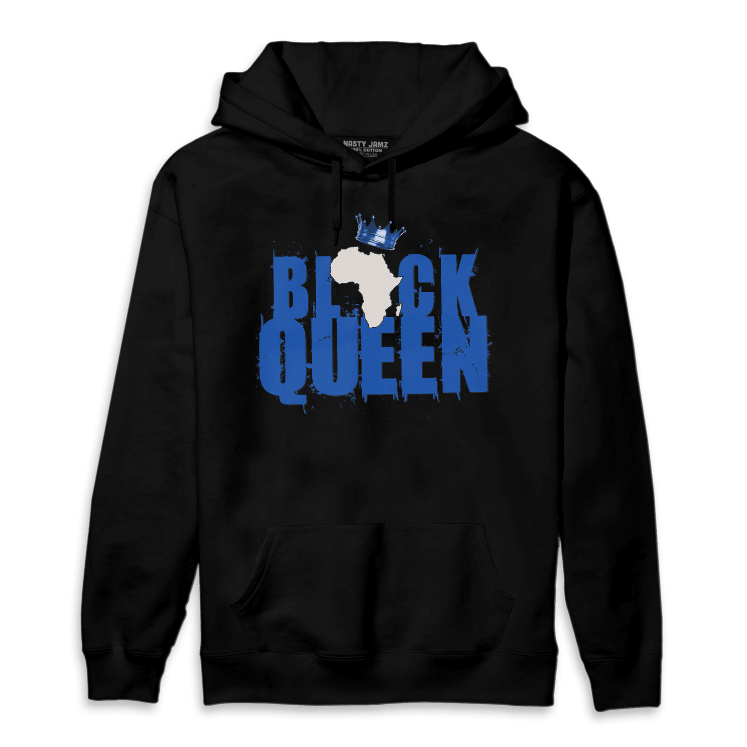 Air Max 1 86 Royal Hoodie Match Black Queen Crown - NastyJamz
