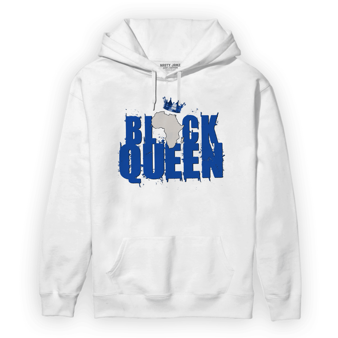 Air Max 1 86 Royal Hoodie Match Black Queen Crown - NastyJamz