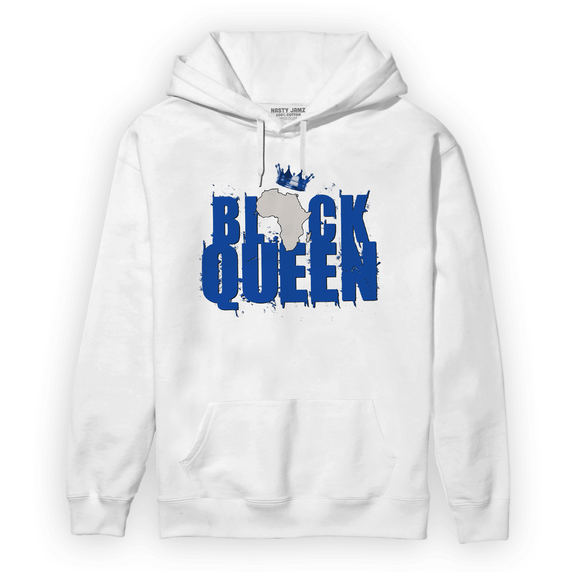 Air Max 1 86 Royal Hoodie Match Black Queen Crown - NastyJamz