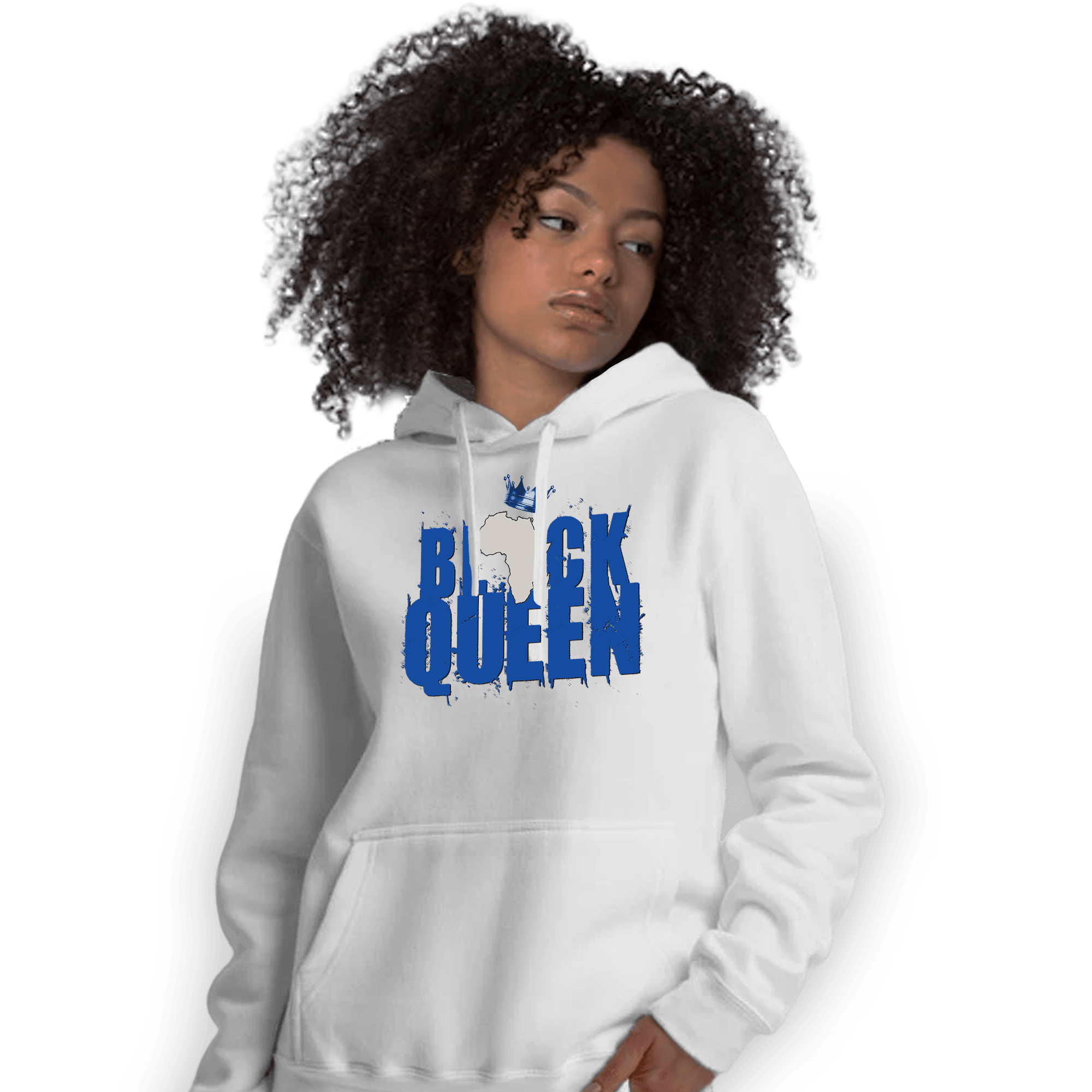 Air Max 1 86 Royal Hoodie Match Black Queen Crown - NastyJamz