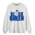 Air Max 1 86 Royal Sweatshirt Match Black Queen Crown - NastyJamz
