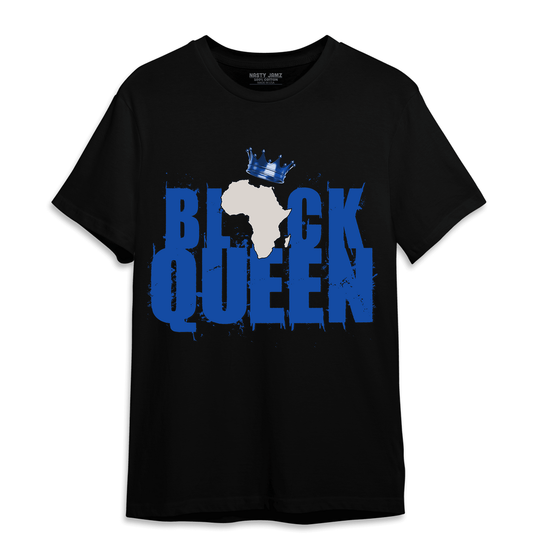 Air Max 1 86 Royal T Shirt Match Black Queen Crown - NastyJamz