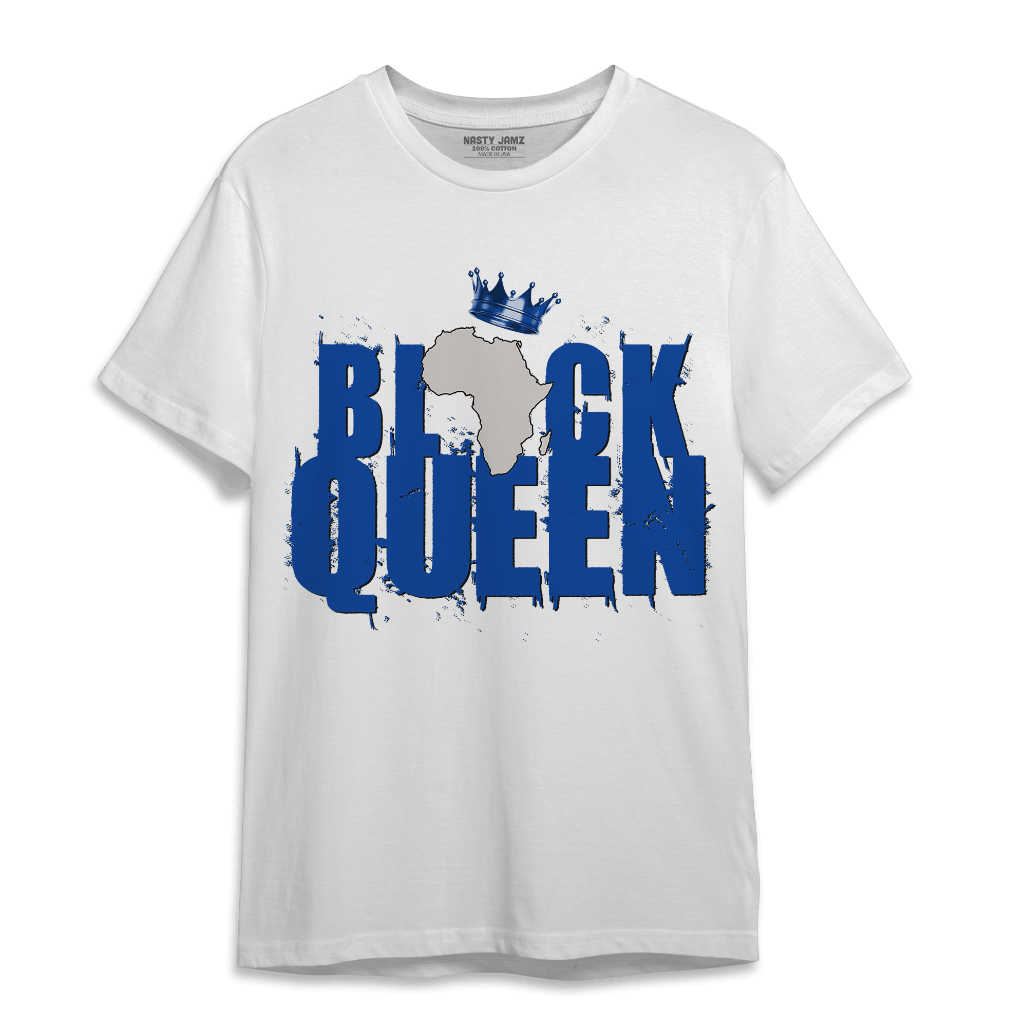 Air Max 1 86 Royal T Shirt Match Black Queen Crown - NastyJamz