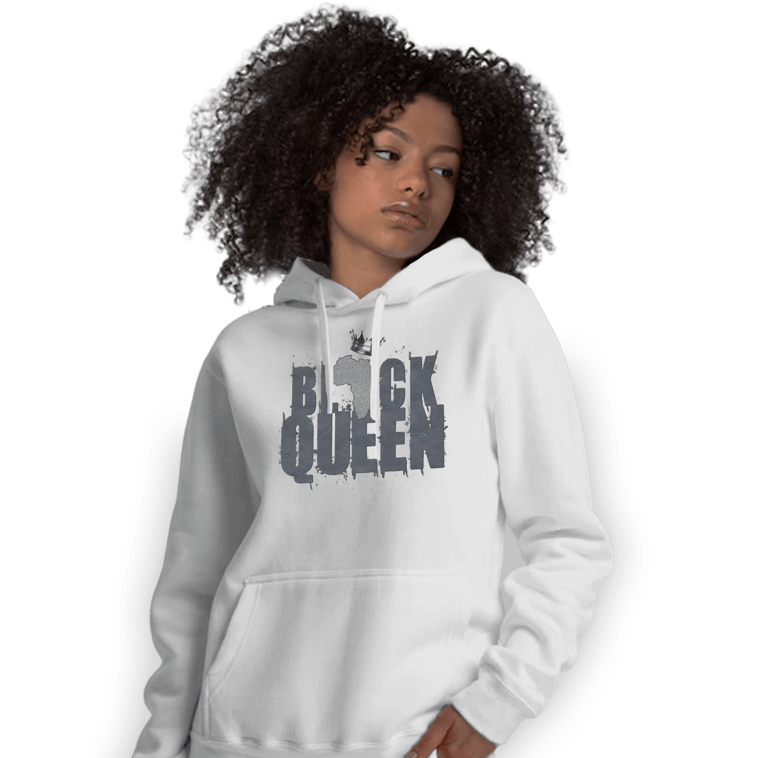 Air Max 90 Iron Grey Hoodie Match Black Queen Crown - NastyJamz