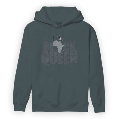 Air Max 90 Iron Grey Hoodie Match Black Queen Crown - NastyJamz