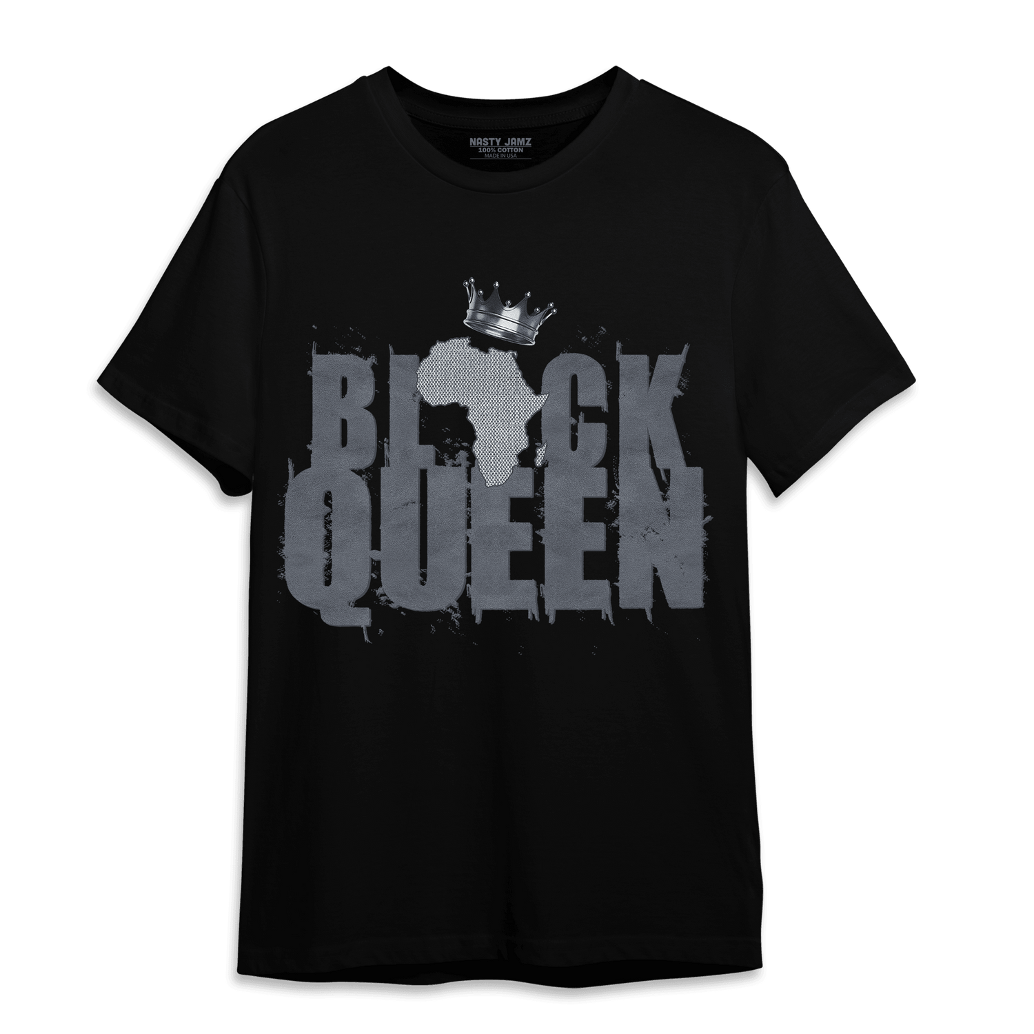 Air Max 90 Iron Grey T Shirt Match Black Queen Crown - NastyJamz