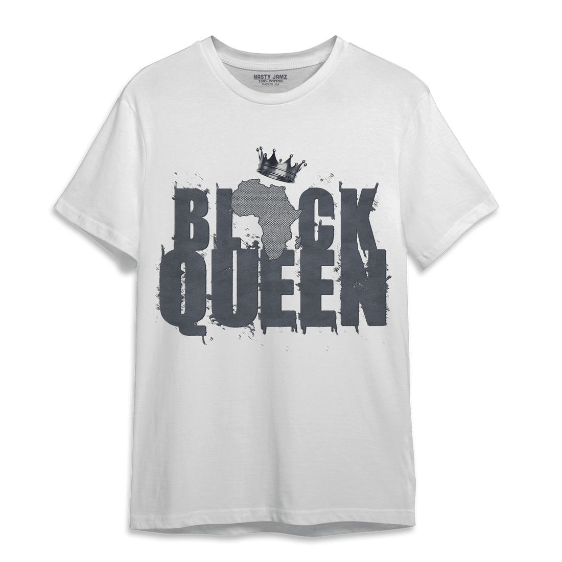 Air Max 90 Iron Grey T Shirt Match Black Queen Crown - NastyJamz