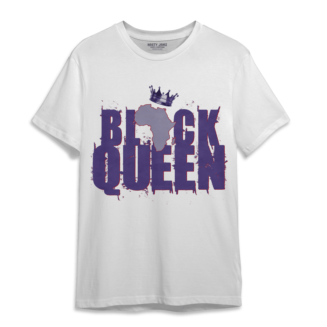 Dunk Low Plum T Shirt Match Black Queen Crown - NastyJamz