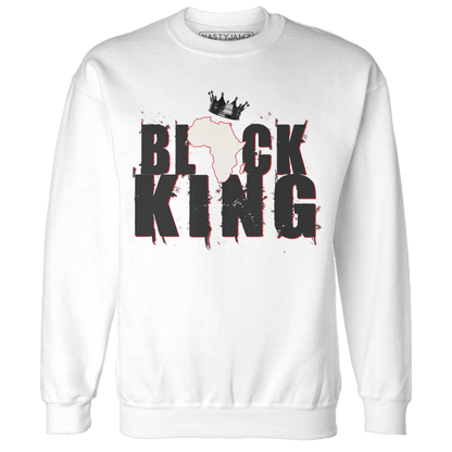 Jumman Jack University Red Sweatshirt Match Black Queen Crown - NastyJamz