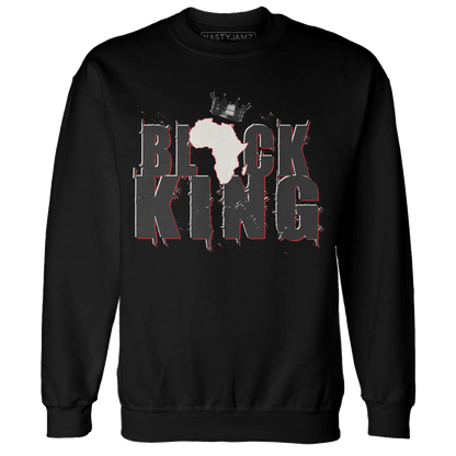 Jumman Jack University Red Sweatshirt Match Black Queen Crown - NastyJamz