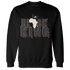Jumman Jack University Red Sweatshirt Match Black Queen Crown - NastyJamz