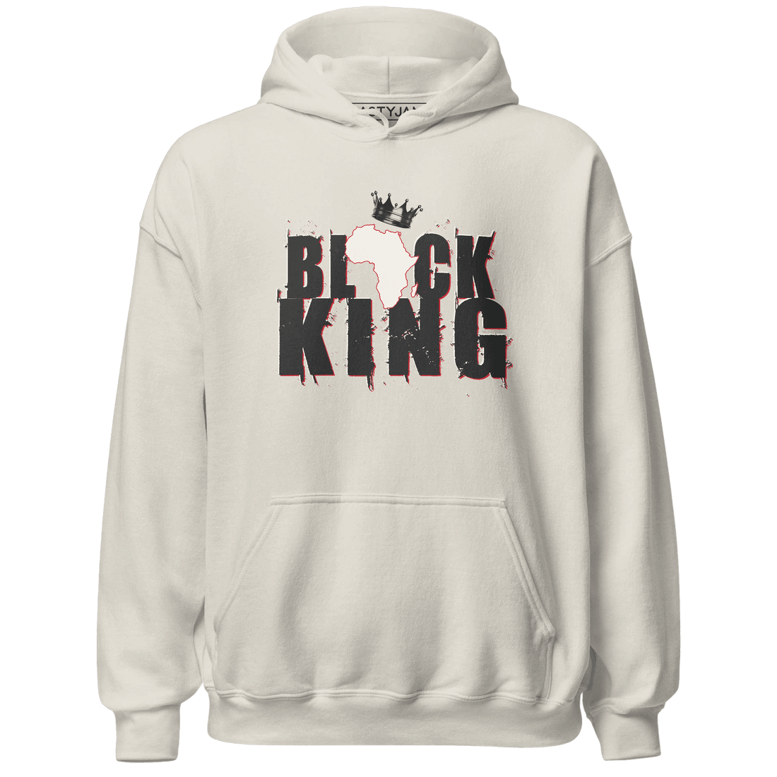 Jumman Jack University Red Hoodie Match Black Queen Crown - NastyJamz