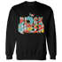 KB 8 Protro Venice Beach Sweatshirt Match Black Queen Crown - NastyJamz