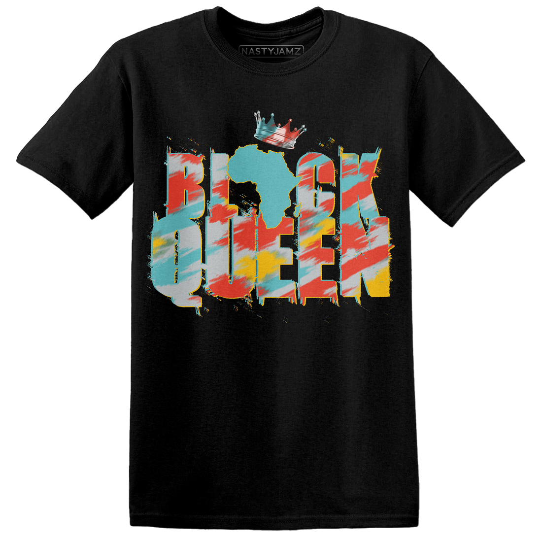 KB 8 Protro Venice Beach T Shirt Match Black Queen Crown - NastyJamz