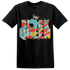 KB 8 Protro Venice Beach T Shirt Match Black Queen Crown - NastyJamz