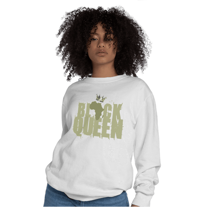 Yeezy Slide Resin Sweatshirt Match Black Queen Crown - NastyJamz