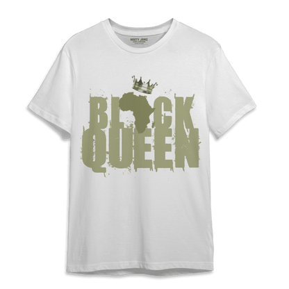 Yeezy Slide Resin T Shirt Match Black Queen Crown - NastyJamz