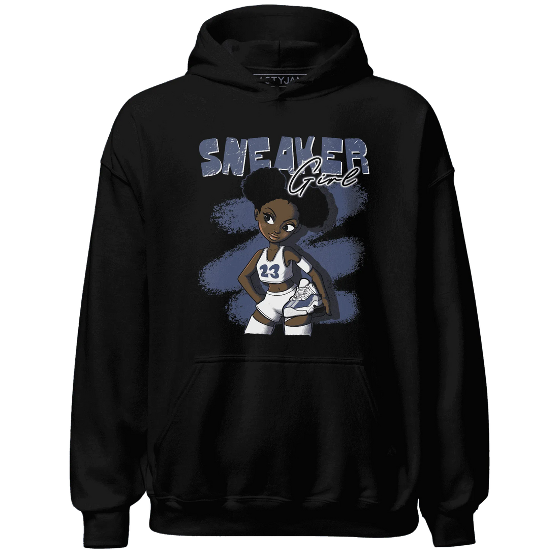 Low-Diffused-Blue-11s-Hoodie-Match-Black-Sneaker-Girl