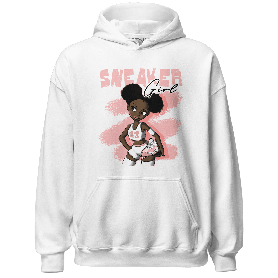 Low Legend Pink 11s Hoodie Match Black Sneaker Girl - NastyJamz