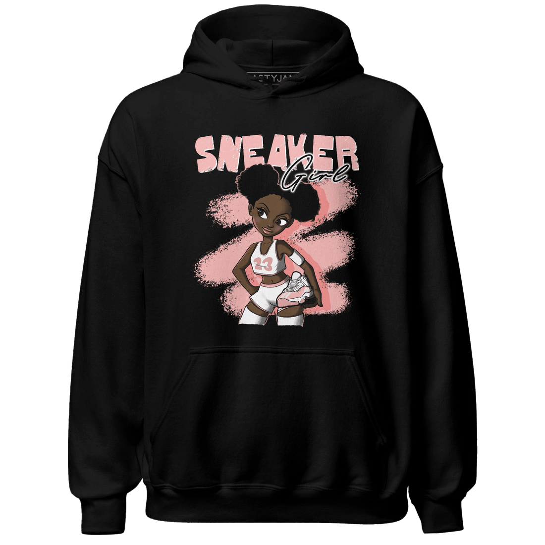 Low Legend Pink 11s Hoodie Match Black Sneaker Girl - NastyJamz