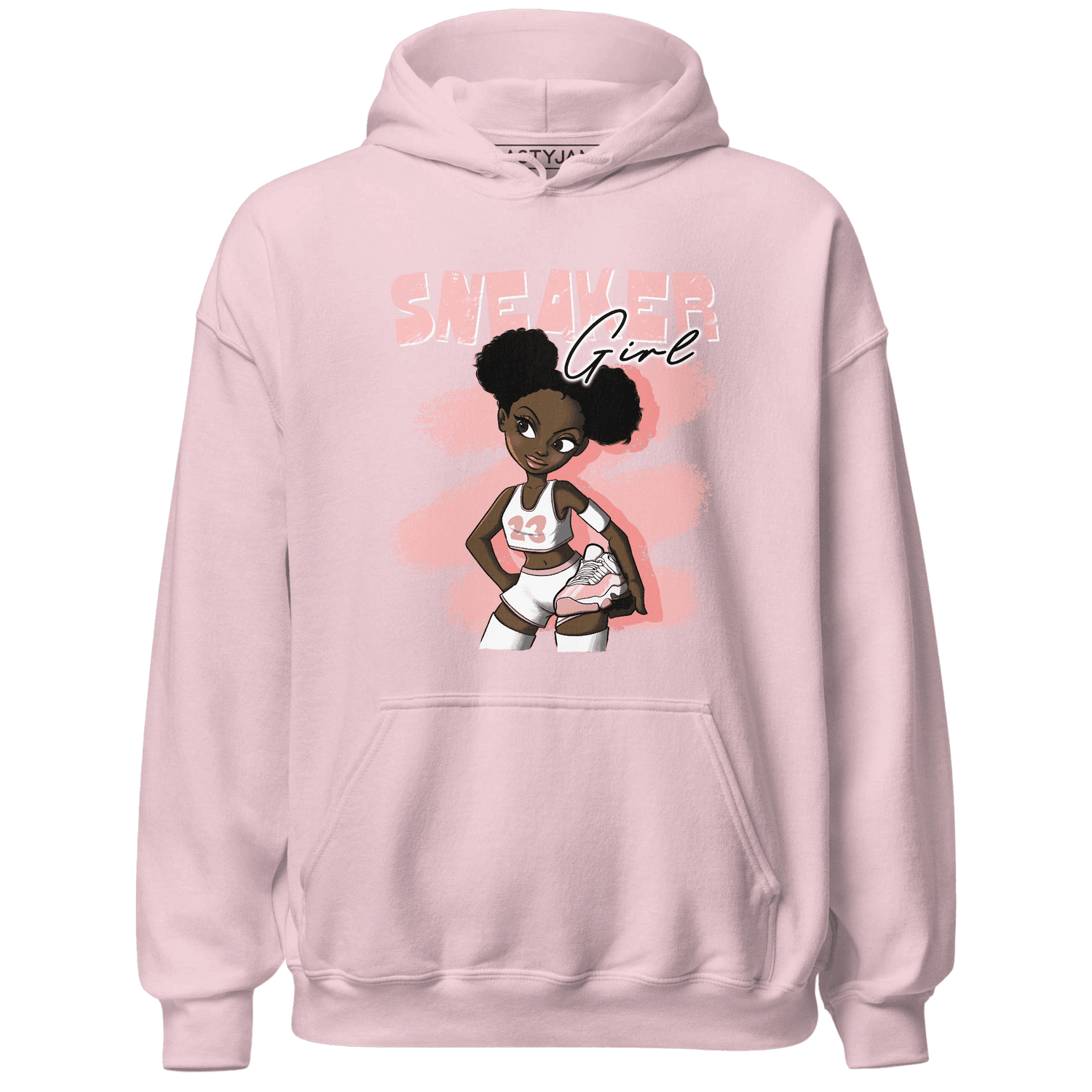 Low Legend Pink 11s Hoodie Match Black Sneaker Girl - NastyJamz