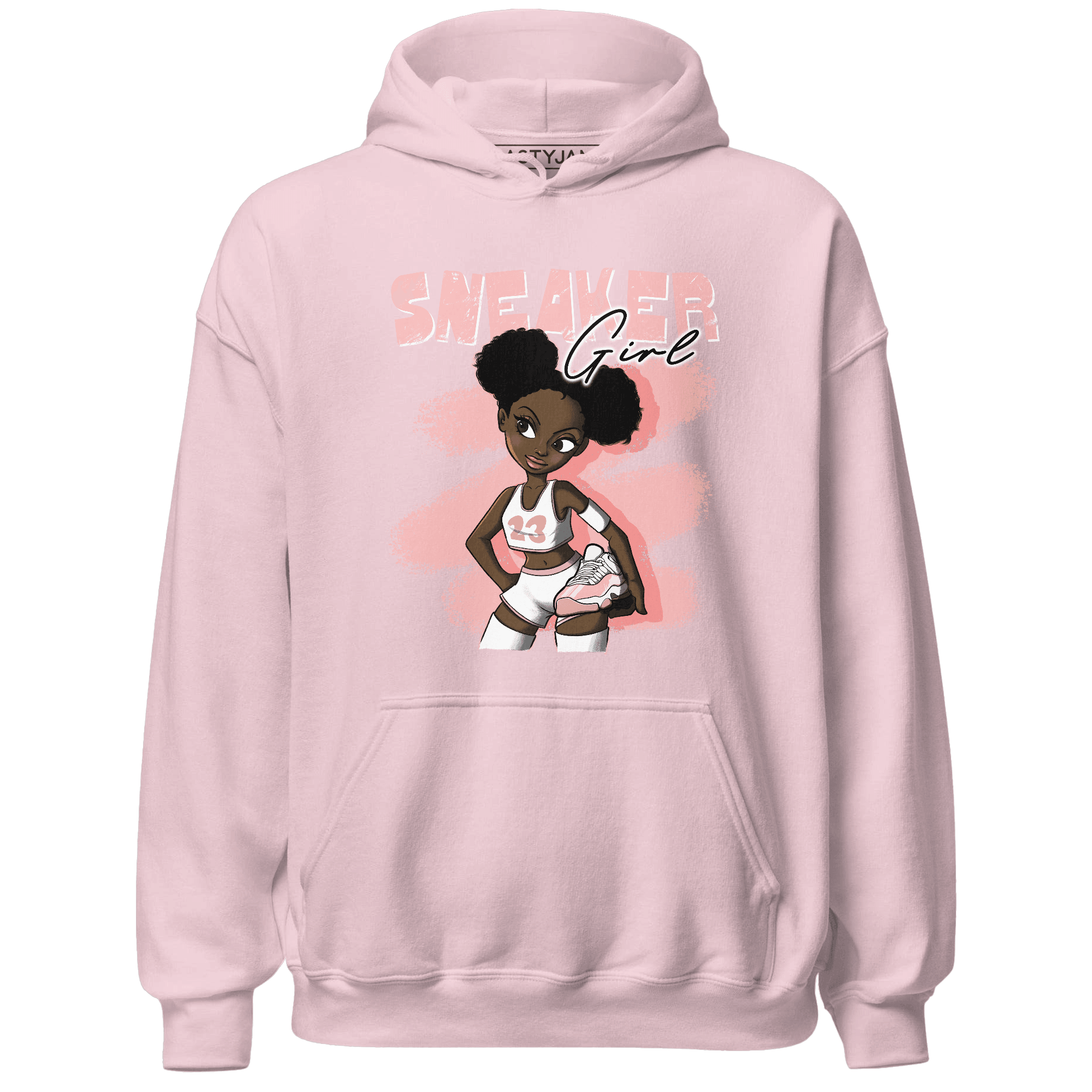 Low Legend Pink 11s Hoodie Match Black Sneaker Girl - NastyJamz