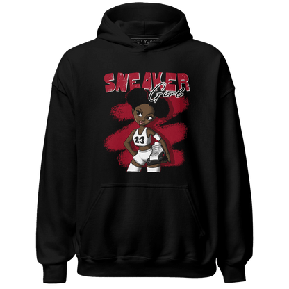 Retro Red Taxi 12s Hoodie Match Black Sneaker Girl - NastyJamz