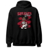 Retro Red Taxi 12s Hoodie Match Black Sneaker Girl - NastyJamz