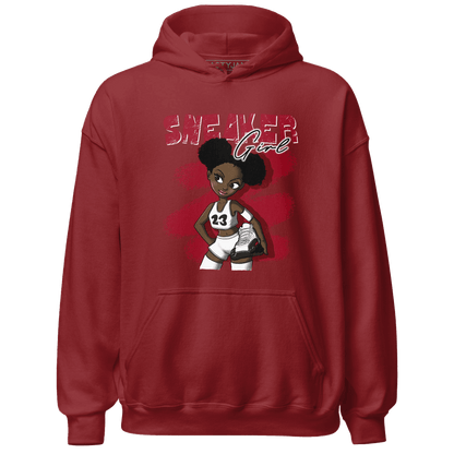 Retro Red Taxi 12s Hoodie Match Black Sneaker Girl - NastyJamz