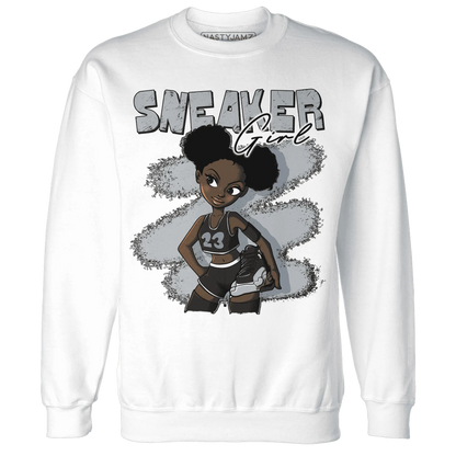 NastyJamz-Wolf-Grey-12s-Sweatshirt-Match-Black-Sneaker-Girl