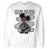 NastyJamz-Wolf-Grey-12s-Sweatshirt-Match-Black-Sneaker-Girl