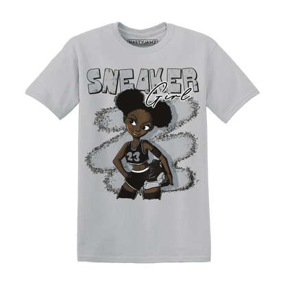 NastyJamz-Wolf-Grey-12s-T-Shirt-Match-Black-Sneaker-Girl