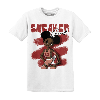 Dune Red 13s T Shirt Match Black Sneaker Girl - NastyJamz