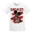 Dune Red 13s T Shirt Match Black Sneaker Girl - NastyJamz