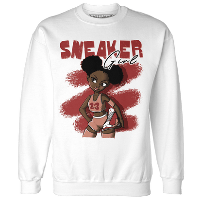 Dune Red 13s Sweatshirt Match Black Sneaker Girl - NastyJamz