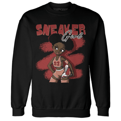 Dune Red 13s Sweatshirt Match Black Sneaker Girl - NastyJamz