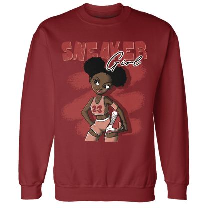 Dune Red 13s Sweatshirt Match Black Sneaker Girl - NastyJamz