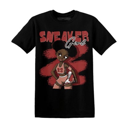 Dune Red 13s T Shirt Match Black Sneaker Girl - NastyJamz