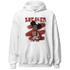 Dune Red 13s Hoodie Match Black Sneaker Girl - NastyJamz
