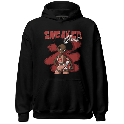 Dune Red 13s Hoodie Match Black Sneaker Girl - NastyJamz