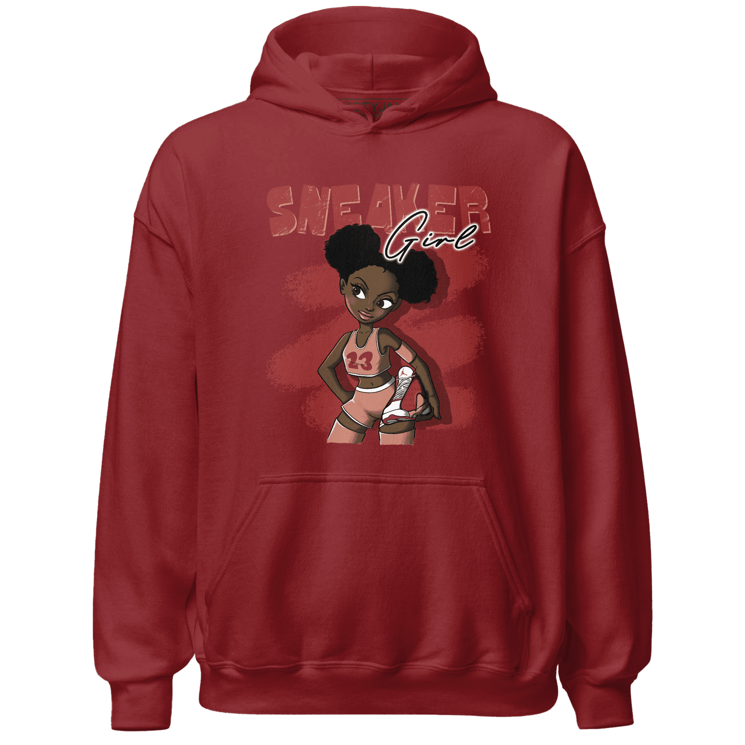 Dune Red 13s Hoodie Match Black Sneaker Girl - NastyJamz