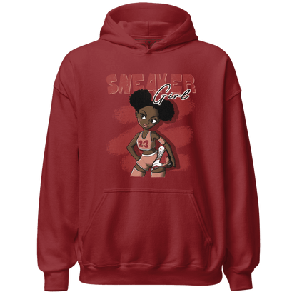 Dune Red 13s Hoodie Match Black Sneaker Girl - NastyJamz