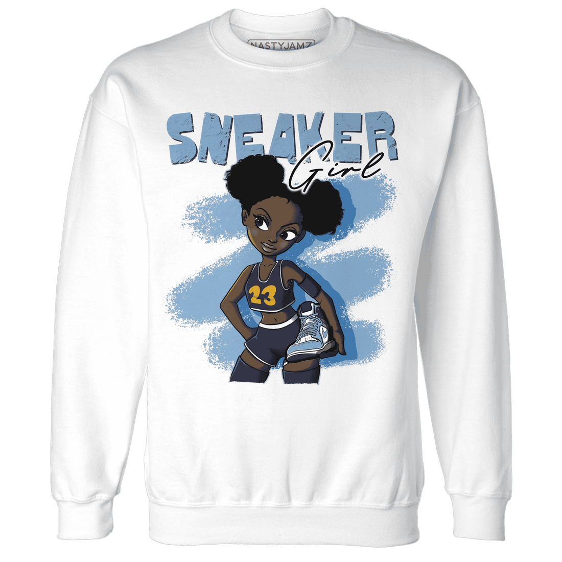 First In Flight 1s Sweatshirt Match Black Sneaker Girl - NastyJamz
