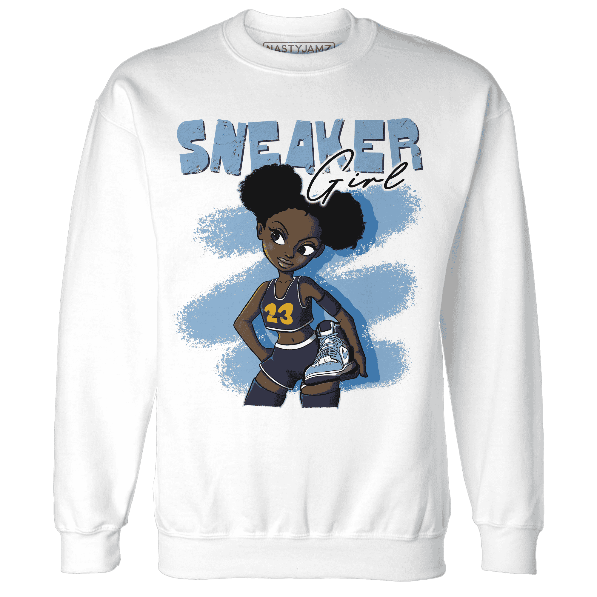 First In Flight 1s Sweatshirt Match Black Sneaker Girl - NastyJamz