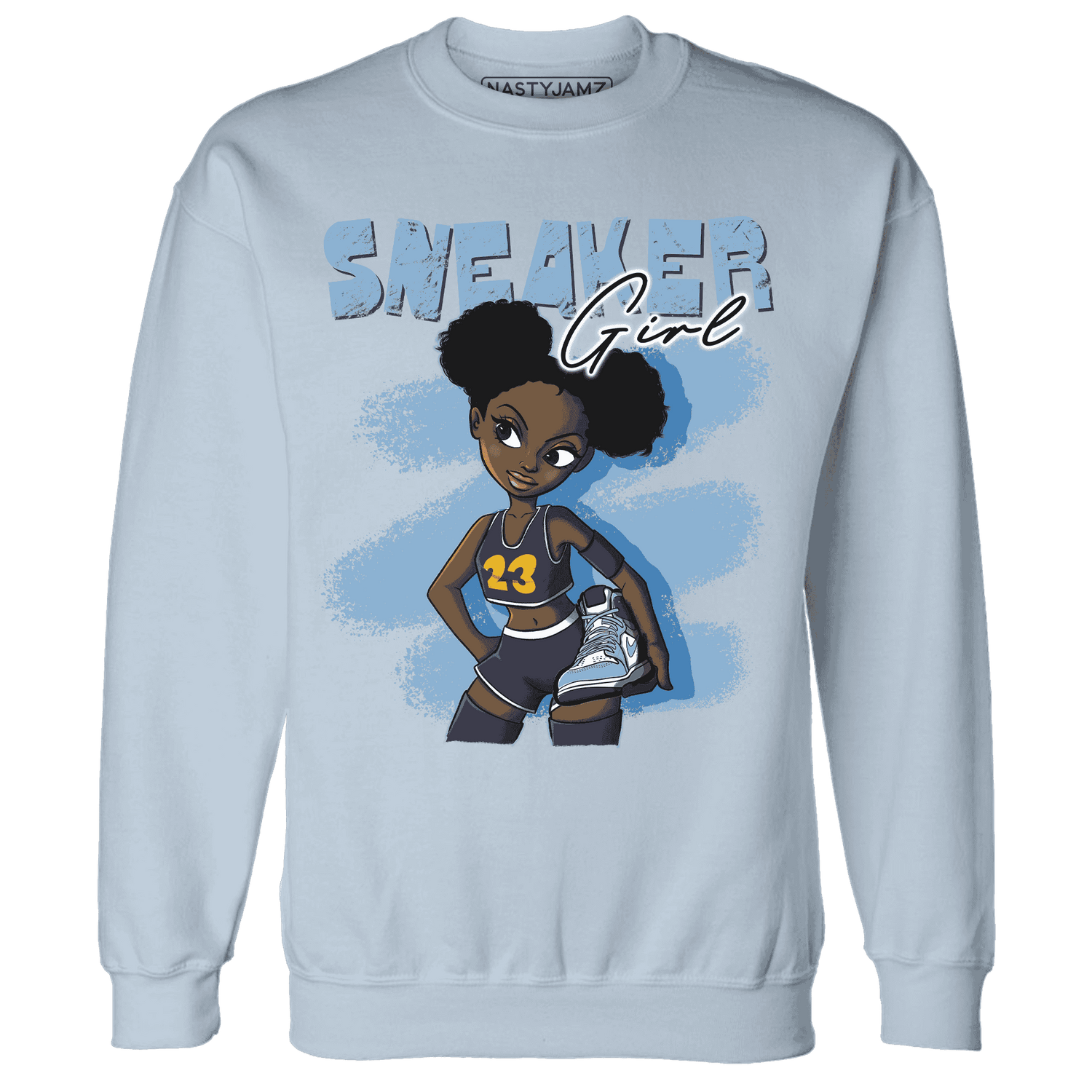 First In Flight 1s Sweatshirt Match Black Sneaker Girl - NastyJamz