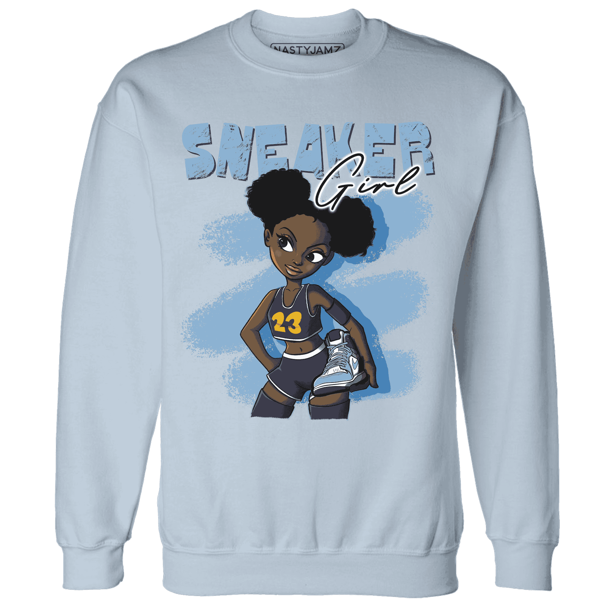First In Flight 1s Sweatshirt Match Black Sneaker Girl - NastyJamz
